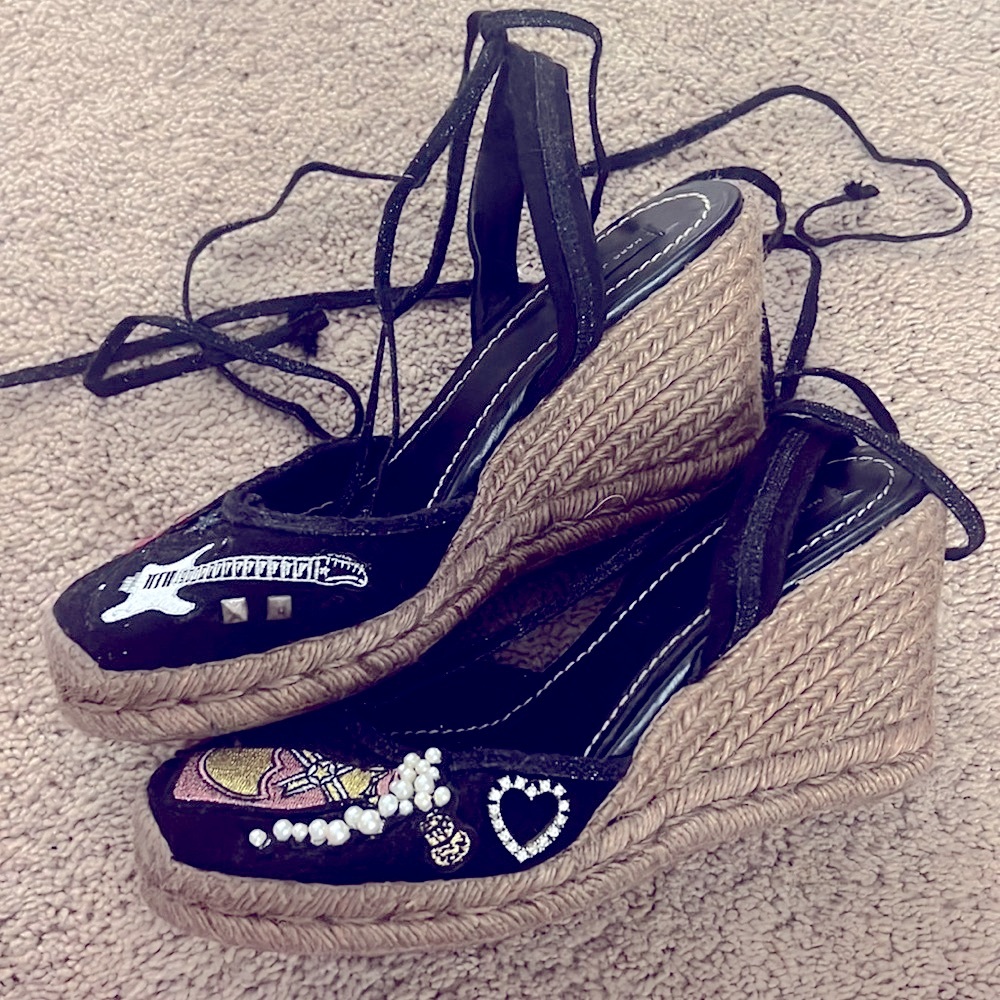 Marc Jacob Espadrille Wedges 🦩 🍾 🎸
